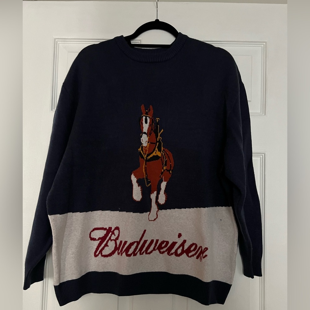 Budweiser winter sweater